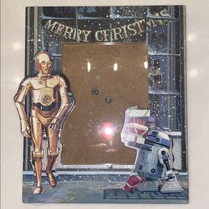 Star Wars 4x6 Christmas Photo Frame R2D2 C3PO